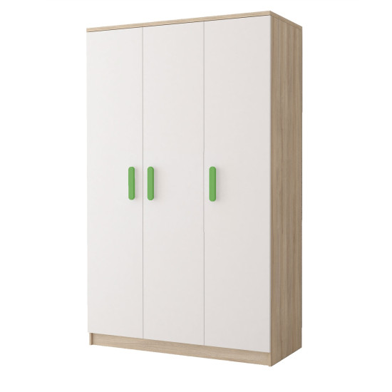 Idzczak Garderobe 3D 19 - SMYK III Laima Balta + Ozola sonoma