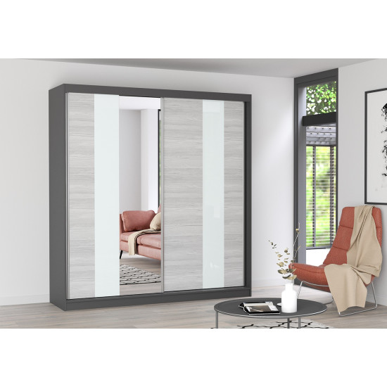 Idzczak Skapis MULTI 32 (203) Profils LED 200 Graphite Kathult + White