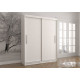 Skapis ar bīdāmām durvīm VISTA 04 (150 cm) balts