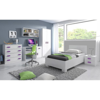 Idzczak Lastemööbli komplekt SMYK I White + Purple + White Idzczak Lastemööbli komplekt SMYK I White + Purple + White