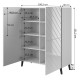 ABETO SHELF 100 balts matēts/balts spīdums