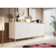 GLAMOUR DRAWER 180 WHITE MAT/ WHITE MAT+GOLD