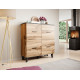 LOTAS DRAWER 110 (4D) WOTAN OAK/ MELNS