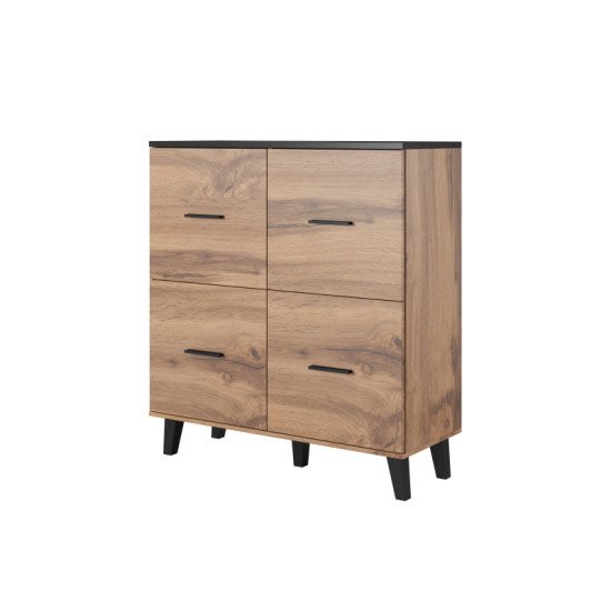 LOTAS DRAWER 110 (4D) WOTAN OAK/ MELNS