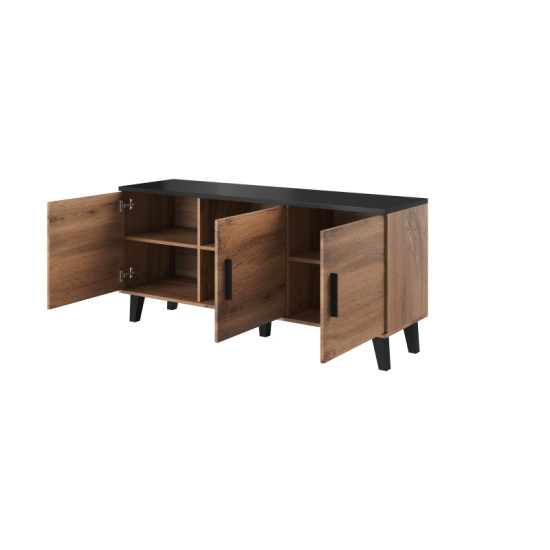 LOTTA CHEST 150 (3D) woatan дуб/чёрный