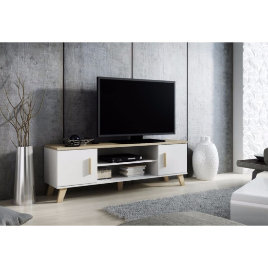 LOTTA RTV 160 (2D2K) БЕЛЫЙ/ДУБ СОНОМА LOTTA RTV 160 (2D2K) БЕЛЫЙ/ДУБ СОНОМА