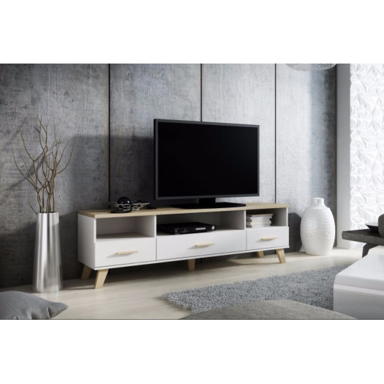 LOTTA RTV 180 (3S3K) БЕЛЫЙ/ДУБ СОНОМА LOTTA RTV 180 (3S3K) БЕЛЫЙ/ДУБ СОНОМА
