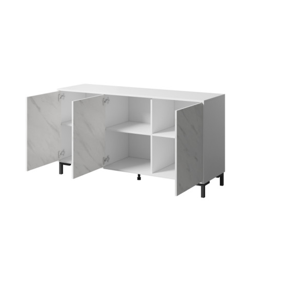 Kumode MARMO KOM150/3D balta