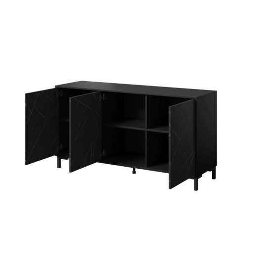 MARMO kumode KOM150/3D melna
