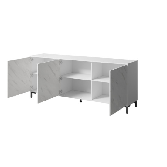 MARMO kumode KOM200/3D balta