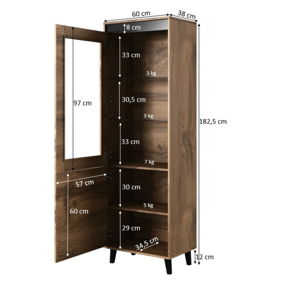 NORD DISPLAY DISPLAY дуб вотан/антрацит