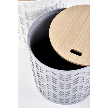 ALBA Комплект из двух журнальных столиков с тумбой белый/серый (1р=1шт) ALBA Комплект из двух журнальных столиков с тумбой белый/серый (1р=1шт)