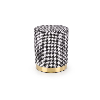 Pouf ARUNA must/valge/kuldne (1p=1tk) Pouf ARUNA must/valge/kuldne (1p=1tk)