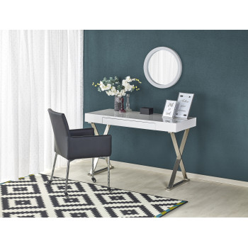 Kirjutuslaud B31 valge-kroom (2p = 1tk) Kirjutuslaud B31 valge-kroom (2p = 1tk)