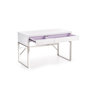 Kirjutuslaud B32 valge-kroom (2p = 1tk) Kirjutuslaud B32 valge-kroom (2p = 1tk)