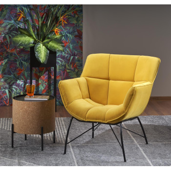 BELTON кресло для отдыха желтое (1п=1шт)