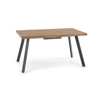 Стол раздвижной БЕРЛИН 140-180 см, столешница - орех, каркас - черный (2п=1шт) Стол раздвижной БЕРЛИН 140-180 см, столешница - орех, каркас - черный (2п=1шт)