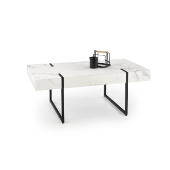 BLANCA kohvilaud valge marmor - must (1tk=1tk) BLANCA kohvilaud valge marmor - must (1tk=1tk)