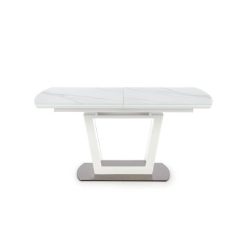 Lükandlauaplaat BLANCO - valge marmor/valge, jalg - valge (3p=1tk) Lükandlauaplaat BLANCO - valge marmor/valge, jalg - valge (3p=1tk)