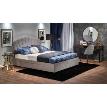 GABRIELLA 160, voodi, helehall (2p=1tk) GABRIELLA 160, voodi, helehall (2p=1tk)
