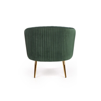 CROWN кресло темно-зеленый/золотой