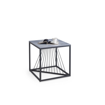INFINITY 2 SQUARE, diivanilaud, hall/must marmor (2p=1tk) INFINITY 2 SQUARE, diivanilaud, hall/must marmor (2p=1tk)