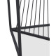 INFINITY 2 SQUARE, журнальный столик, мрамор серый/чёрный (2р=1шт)