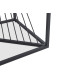 INFINITY 2 SQUARE, журнальный столик, мрамор серый/чёрный (2р=1шт)