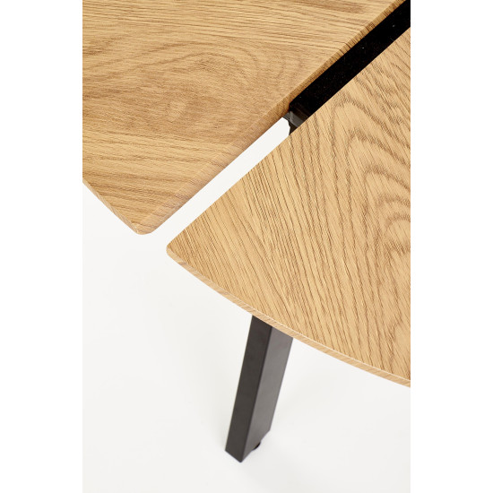 Kohvilaua raam LUANA - must, lauaplaat - kuldne tamm (1p=1tk)