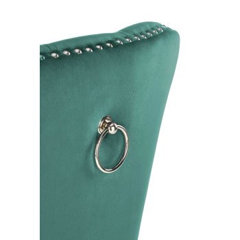 MIYA krēsls melns / krāns: tumši zaļš (1p=2gab.)