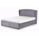 Кровать с ящиками SABRINA 160/200 см серая Кровать с ящиками SABRINA 160/200 см серая
