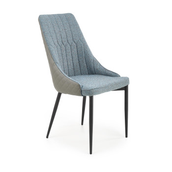 Стул K448 светло-серый/синий стул  Стул K448 светло-серый/синий стул