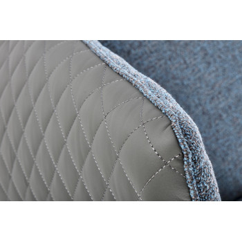 Стул K448 светло-серый/синий стул  Стул K448 светло-серый/синий стул