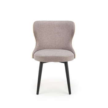 K452 krēsls pelēks/dabisks ozols (2p=2gab.)