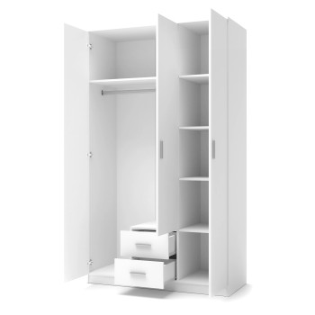 Drebju skapis LIMA S-3 balts  Drebju skapis LIMA S-3 balts