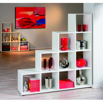 CABOTO grāmatu skapis balts (2p=1gab)