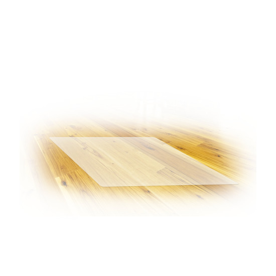 Защитный коврик 125x100 см, поликарбонат, цвет: кристально чистый (1п=1шт)