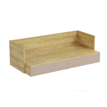 MOBIUS DESK 2S korpuss: dabīgs hikorijs, priekšpuses - antīki rozā (1p=1gab) MOBIUS DESK 2S korpuss: dabīgs hikorijs, priekšpuses - antīki rozā (1p=1gab)