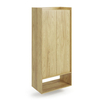 MOBIUS BOOKCASE 2D korpuss: dabisks hikorijs, fasādes - dabisks hikorijs (2p=1gab) MOBIUS BOOKCASE 2D korpuss: dabisks hikorijs, fasādes - dabisks hikorijs (2p=1gab)