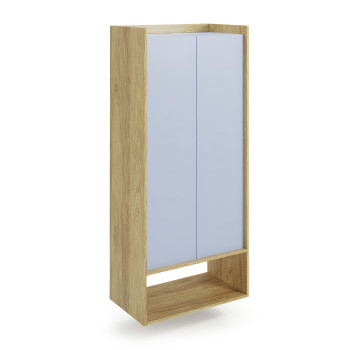 MOBIUS BOOKCASE 2D korpuss: dabisks hikors, priekšpuses - zils horizonts (2p=1gab) MOBIUS BOOKCASE 2D korpuss: dabisks hikors, priekšpuses - zils horizonts (2p=1gab)