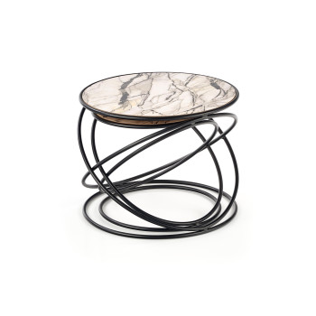SUSANNA 2-st diivanilauast koosnev komplekt, valge marmor/must (1tk=1tk) SUSANNA 2-st diivanilauast koosnev komplekt, valge marmor/must (1tk=1tk)