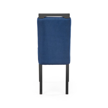 CLARION 2 krēsls melns / krāns: MONOLITH 77 (navy blue) (1p=2gab)