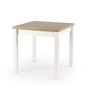GRACJAN galds sonoma ozols / balts (2gab=1gab) GRACJAN galds sonoma ozols / balts (2gab=1gab)