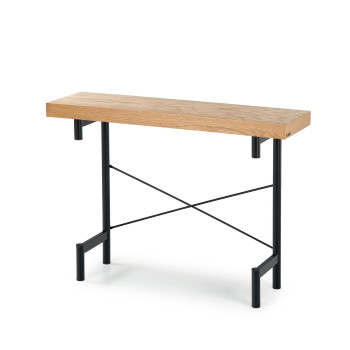 INFERNO konsoles galds dabīgais ozols - melns (1p=1gab)