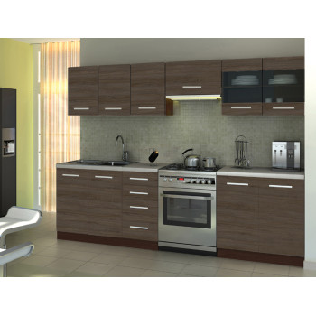 Virtuves komplekts AMANDA 1 (260 cm) ozols chamonix Virtuves komplekts AMANDA 1 (260 cm) ozols chamonix