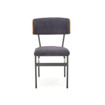 Кресло SMART KR дуб натуральный/чёрный (1п=2шт) Кресло SMART KR дуб натуральный/чёрный (1п=2шт)