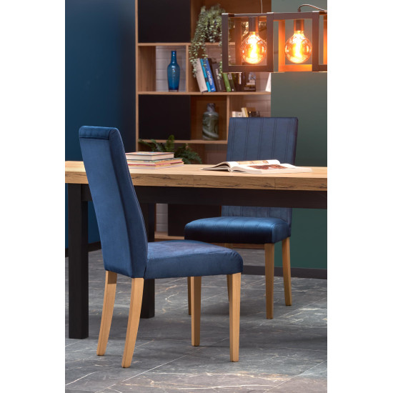 Стол раздвижной TIAGO 140-220/80 столешница: крафтовый дуб, ножки: черный (3р=1шт) Стол раздвижной TIAGO 140-220/80 столешница: крафтовый дуб, ножки: черный (3р=1шт)