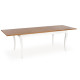 Стол WINDSOR раздвижной 160-240x90x76 см тёмный дуб/белый (2шт=1шт) Стол WINDSOR раздвижной 160-240x90x76 см тёмный дуб/белый (2шт=1шт)