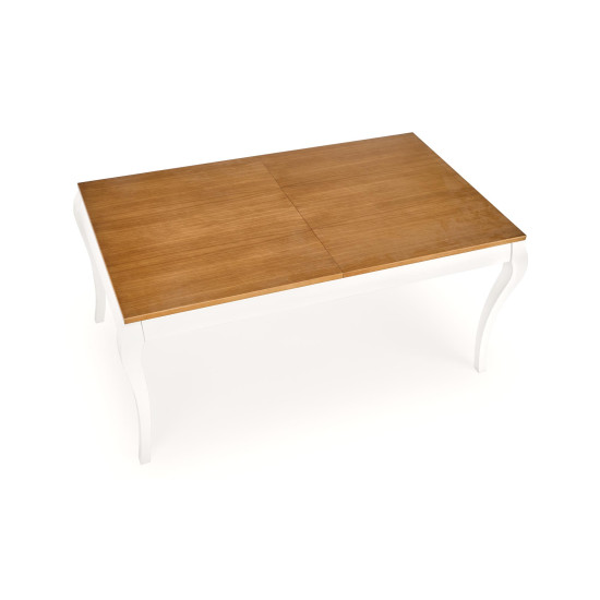 Стол WINDSOR раздвижной 160-240x90x76 см тёмный дуб/белый (2шт=1шт) Стол WINDSOR раздвижной 160-240x90x76 см тёмный дуб/белый (2шт=1шт)