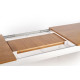 Стол WINDSOR раздвижной 160-240x90x76 см тёмный дуб/белый (2шт=1шт) Стол WINDSOR раздвижной 160-240x90x76 см тёмный дуб/белый (2шт=1шт)